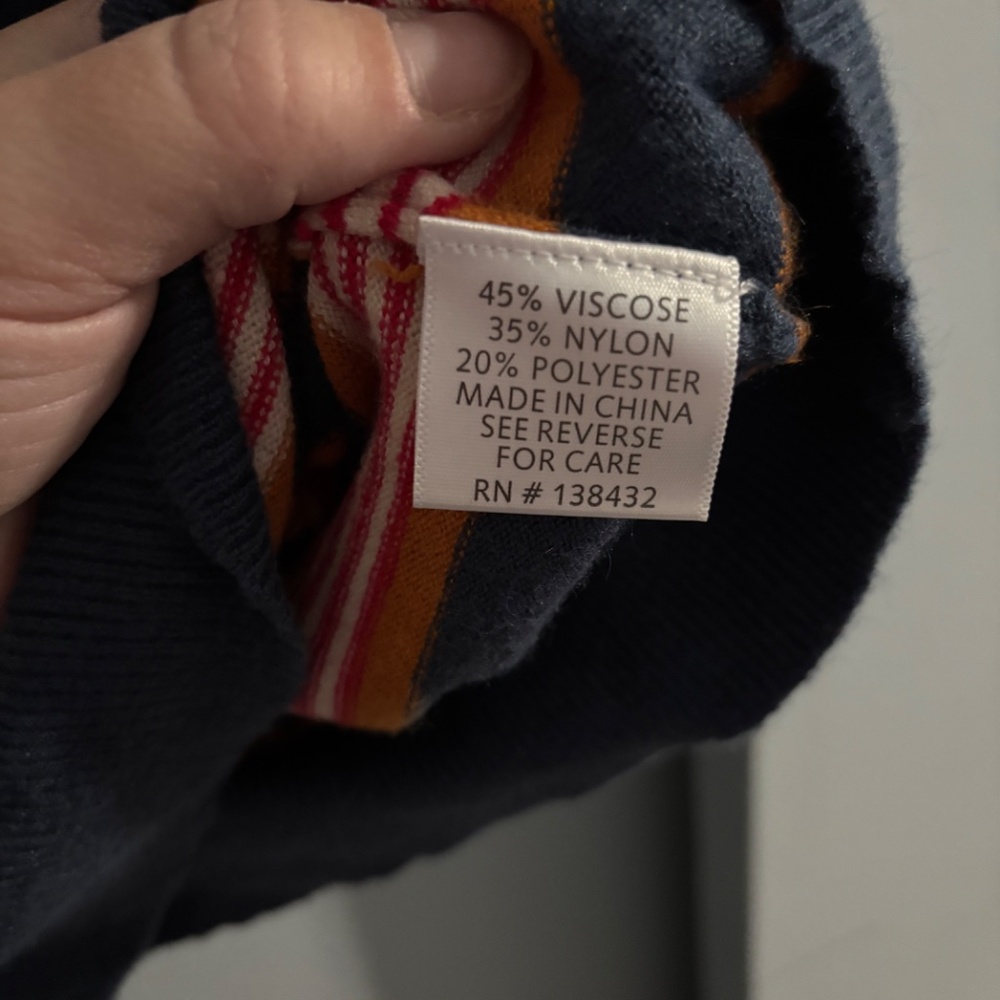 Modcloth Blue Striped Crew Neck Sweater - Picture 4 of 5